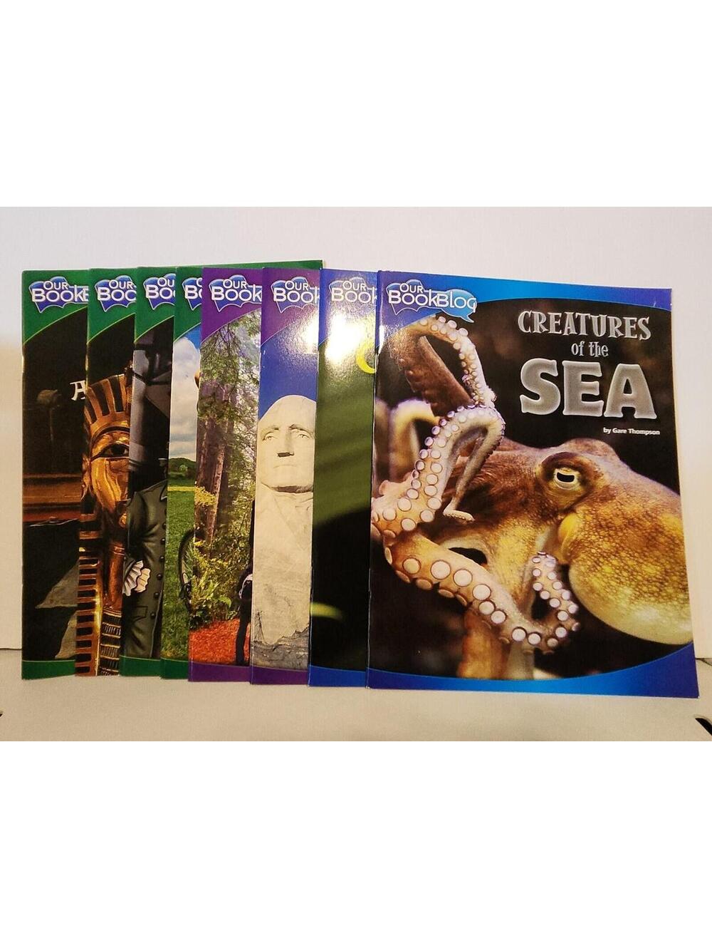 Our Book Blog Readers Lot of 8 Sea Plants Places Eco Body Spies Tomb Revolution
